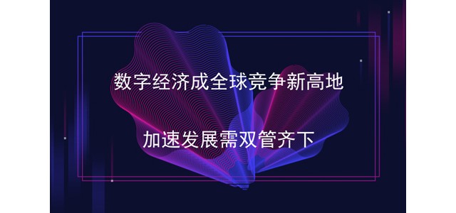 数字经济成全球竞争新高地 加速发展需双管齐下