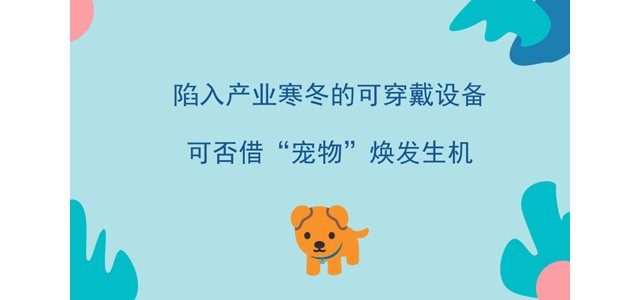 陷入产业寒冬的可穿戴设备可否借“宠物”焕发生机